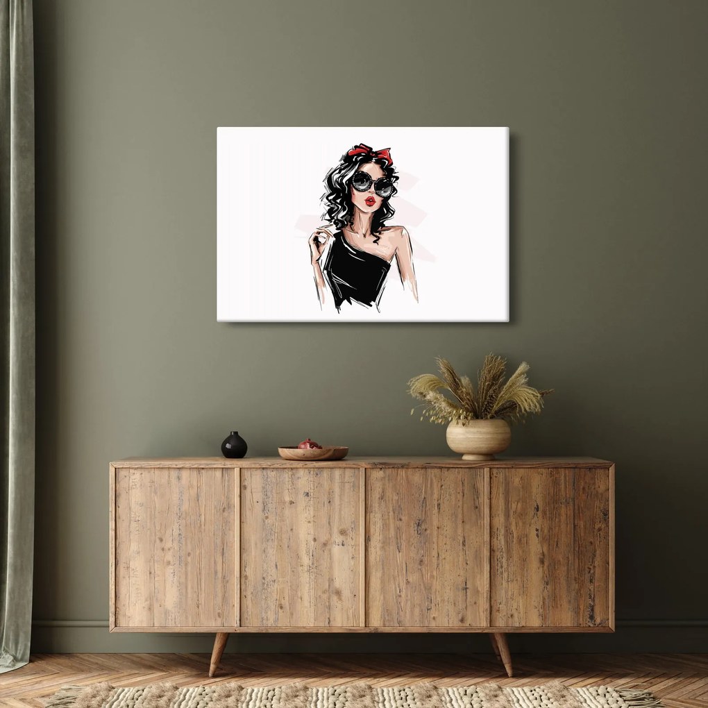Tablou - Femeie de modă (90x60 cm)