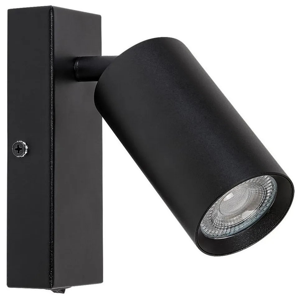 Spot de perete SOLO 1xGU10/25W/230V negru Rabalux 2084