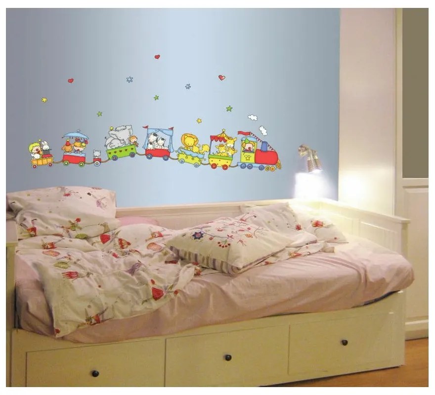 Autocolant Train of circus animals, 120 cm