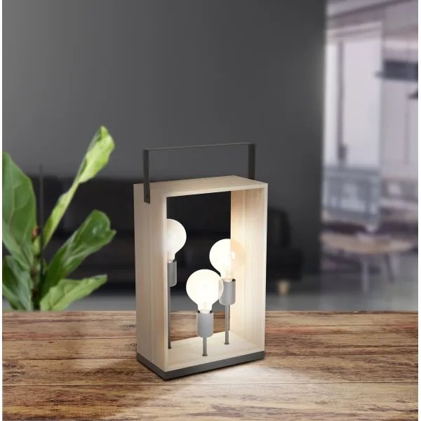 Eglo 43416 - Lampă de masă FAMBOROUGH 3xE27/40W/230V