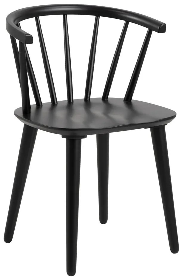 Scaun de dining negru Ida – Actona