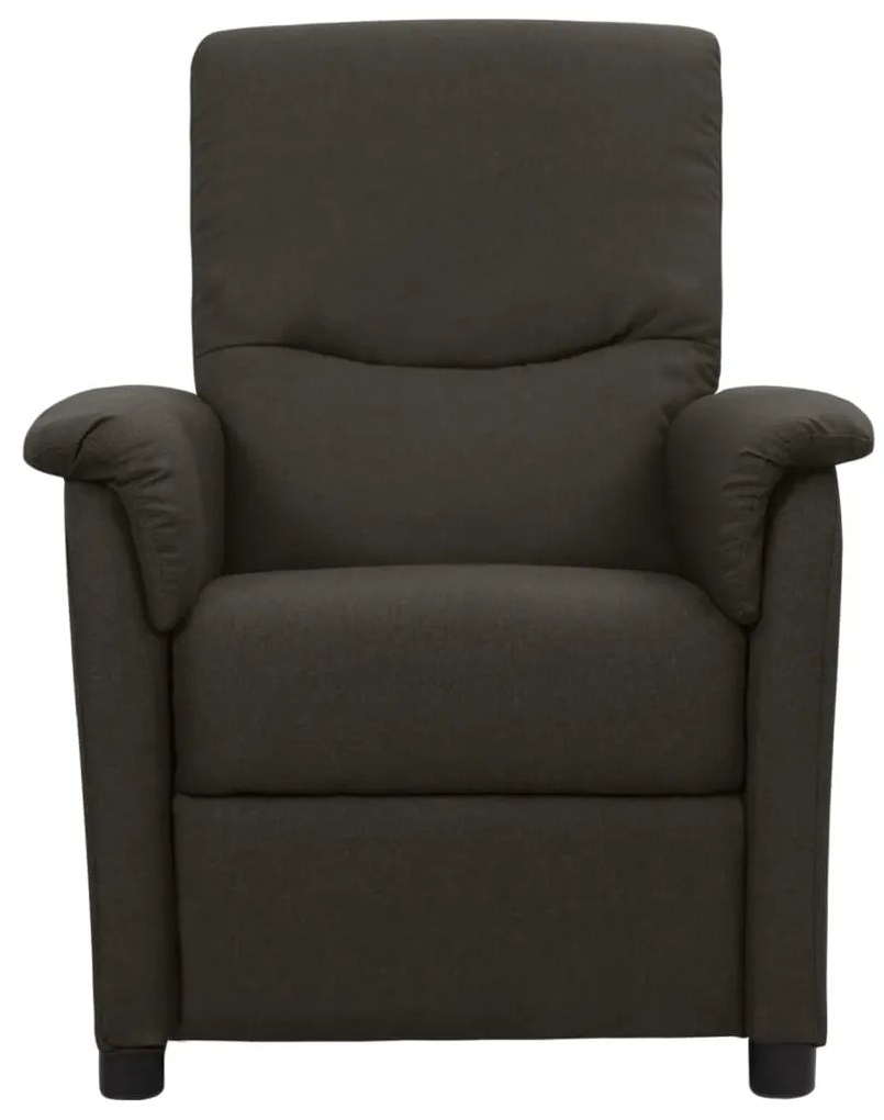 338914 vidaXL Fotoliu de masaj rabatabil, gri taupe, material textil