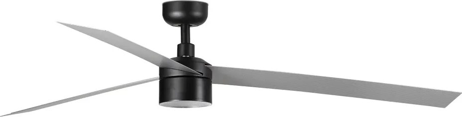 Lustra LED cu Ventilator tavan si telecomanda CRUISER TEK XL negru/aluminiu 4000K