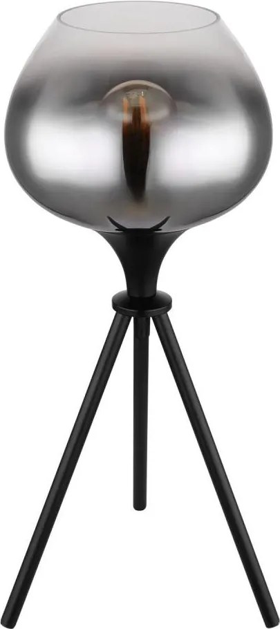 Globo 15548T1 - Lampă de masă MAXY 1xE27/40W/230V neagră