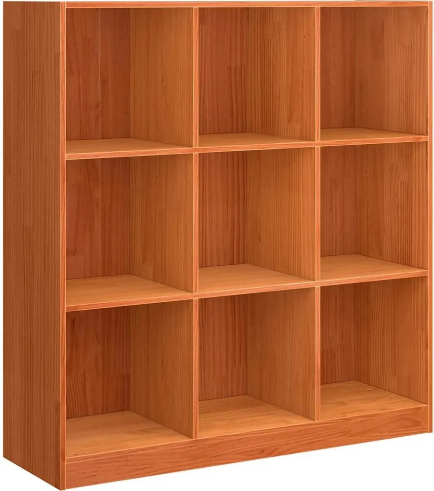 vidaXL Dulap pentru cărți Maroniu cerat 104 x 33 x 110 cm