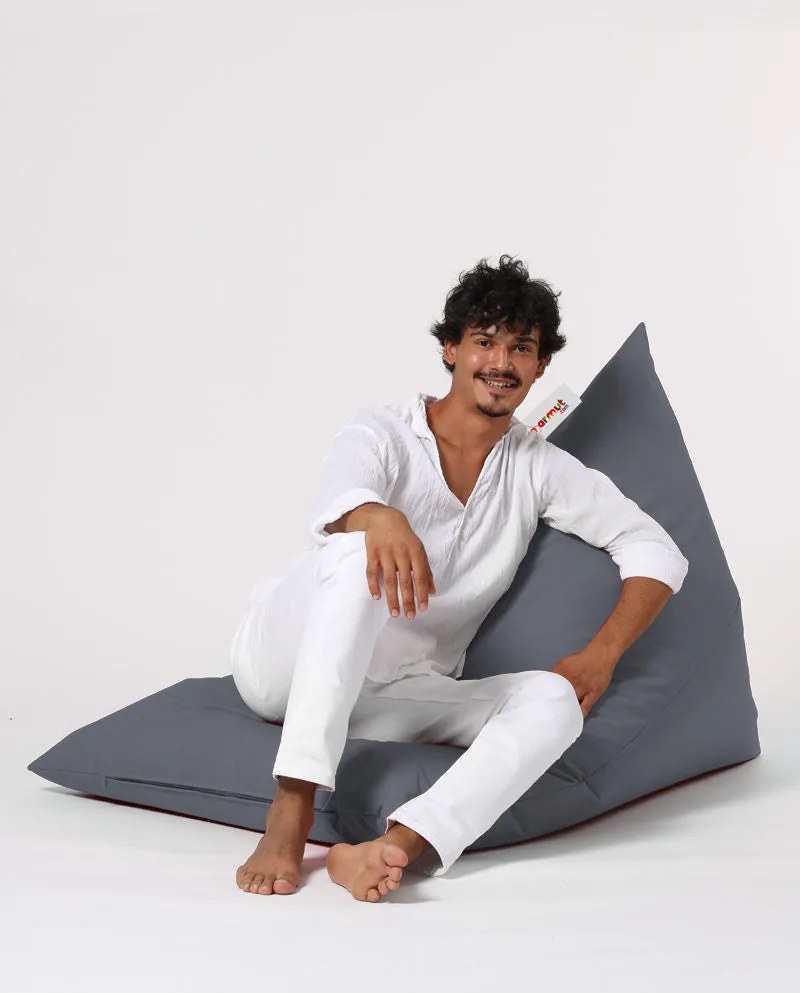 Fotoliu puf pentru grădină Pyramid Big Bed Pouf - Fume