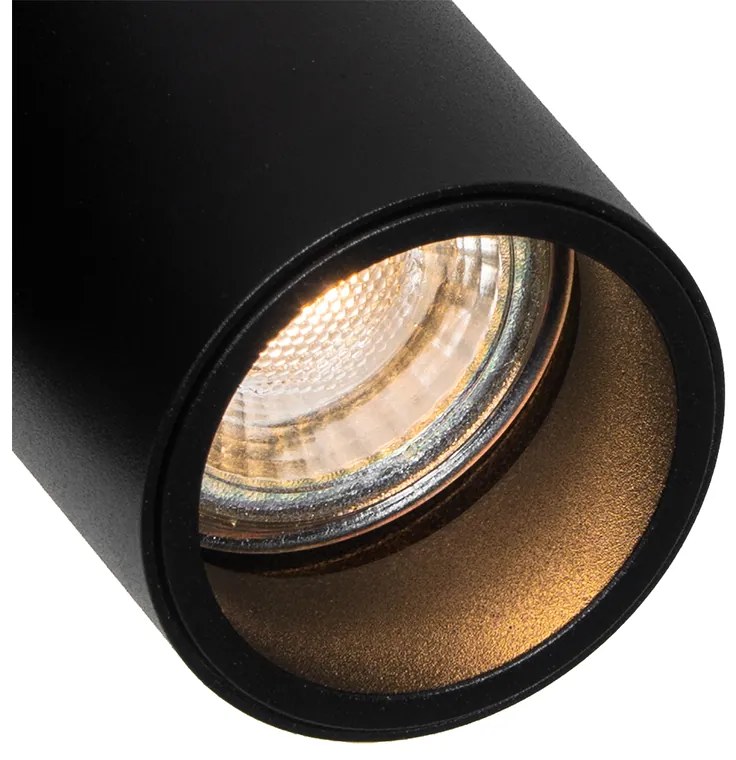 Spotlight de design negru cu 2 lumini reglabile - Michael