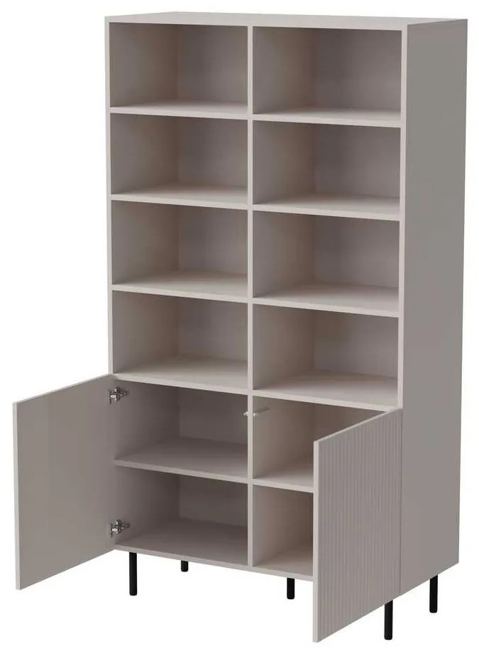 Dulap cu rafturi Kensington, crem