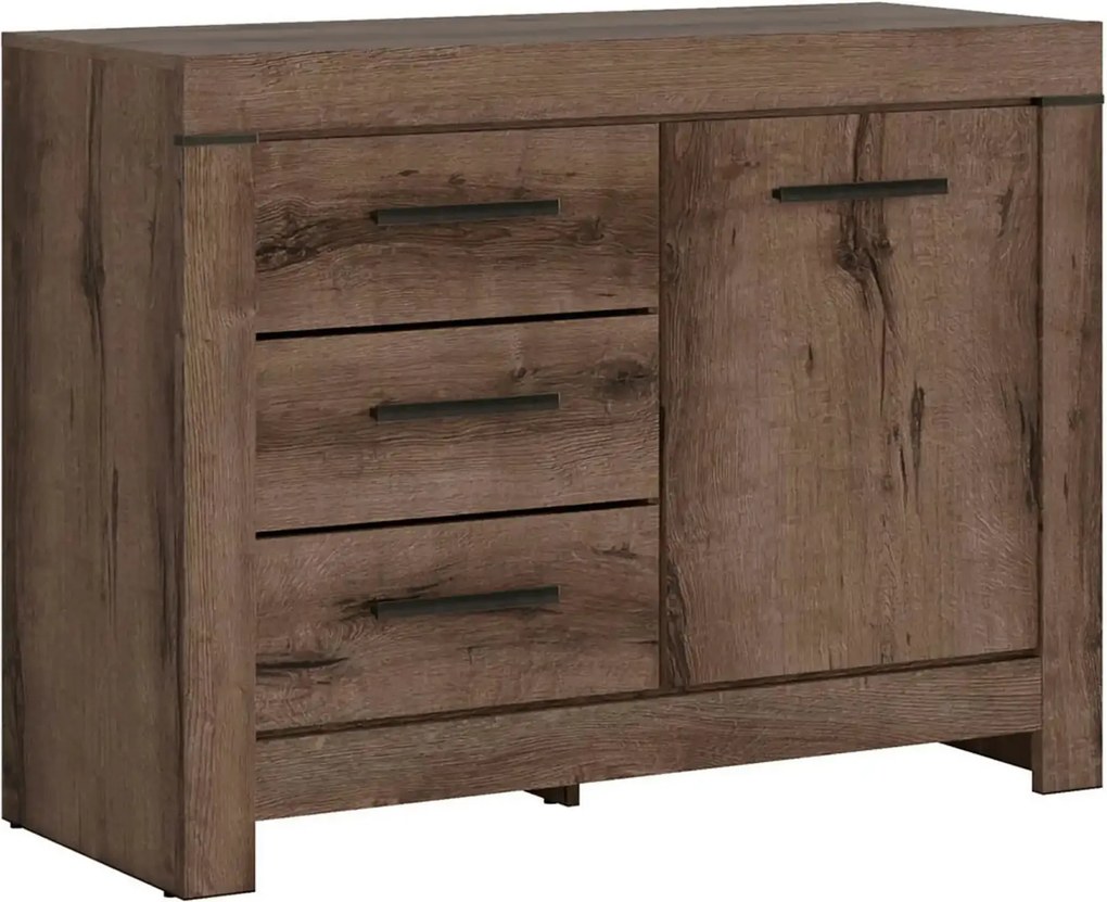 Comoda BALIN, stejar, PAL, 112x45x85 cm