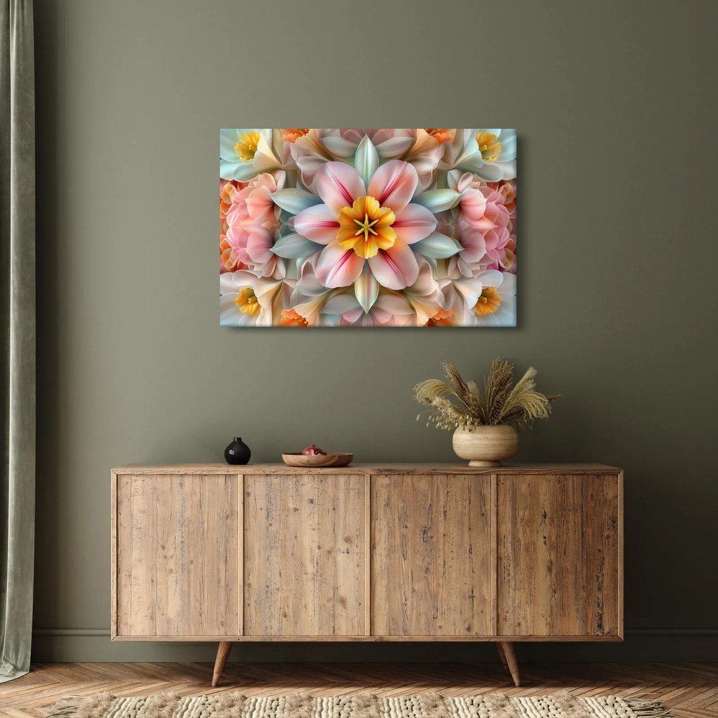 Tablou - Floare caleidoscopică (90x60 cm)