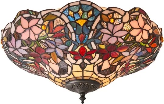 Endon 70709 - Plafonieră Tiffany SULLIVAN 2xE27/60W/230V Ø 40 cm