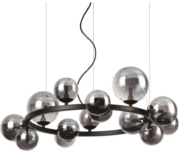 Lustră LED pe cablu Ideal Lux PERLAGE 14xG9/3W/230V negru