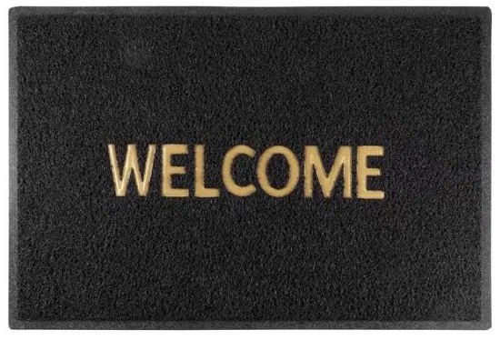 Covoras intrare, pvc, 60x90 cm, Welcome