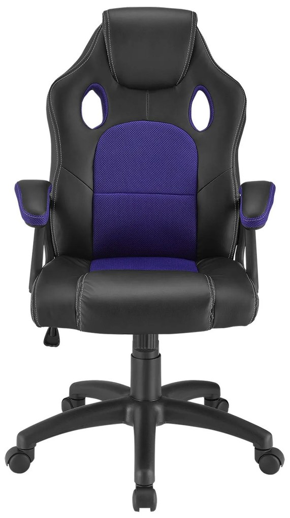 Jusky Scaun de birou Montreal - negru/violet