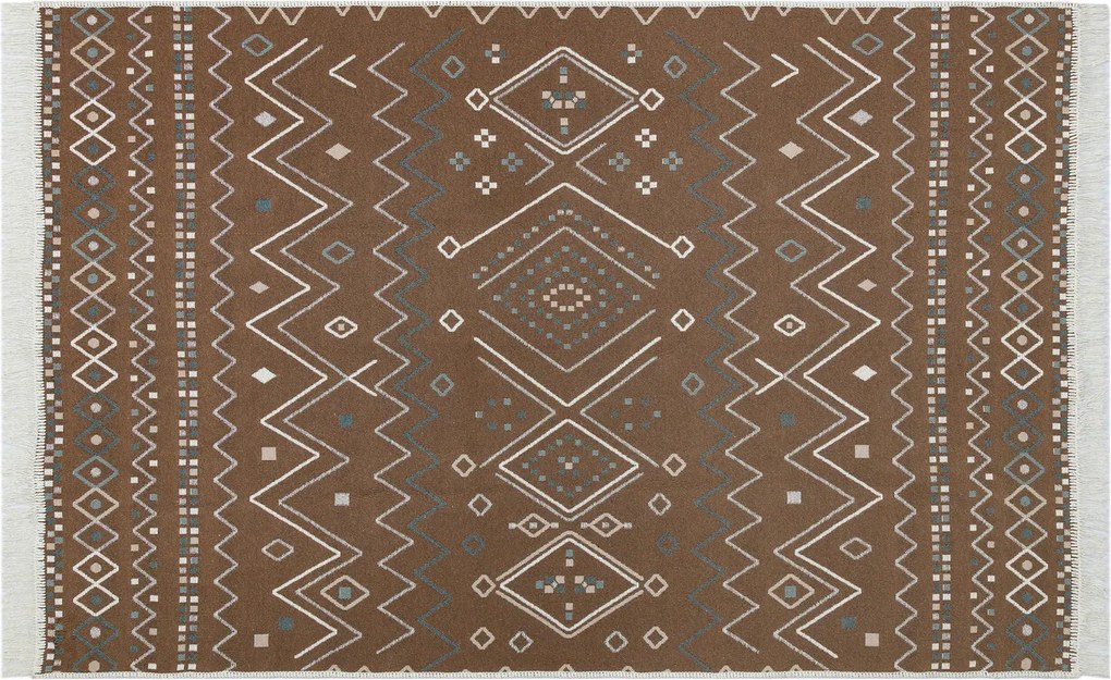 Covor, Ar 05, 80x150 cm, Bej / Albastru / Nurcă