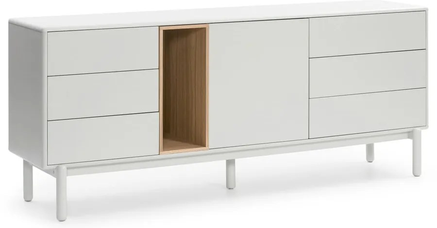 Comodă crem 180x76x40 cm Corvo – Teulat