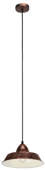 Eglo 49243 - Lustra AUCK lant 1xE27/60W/230V