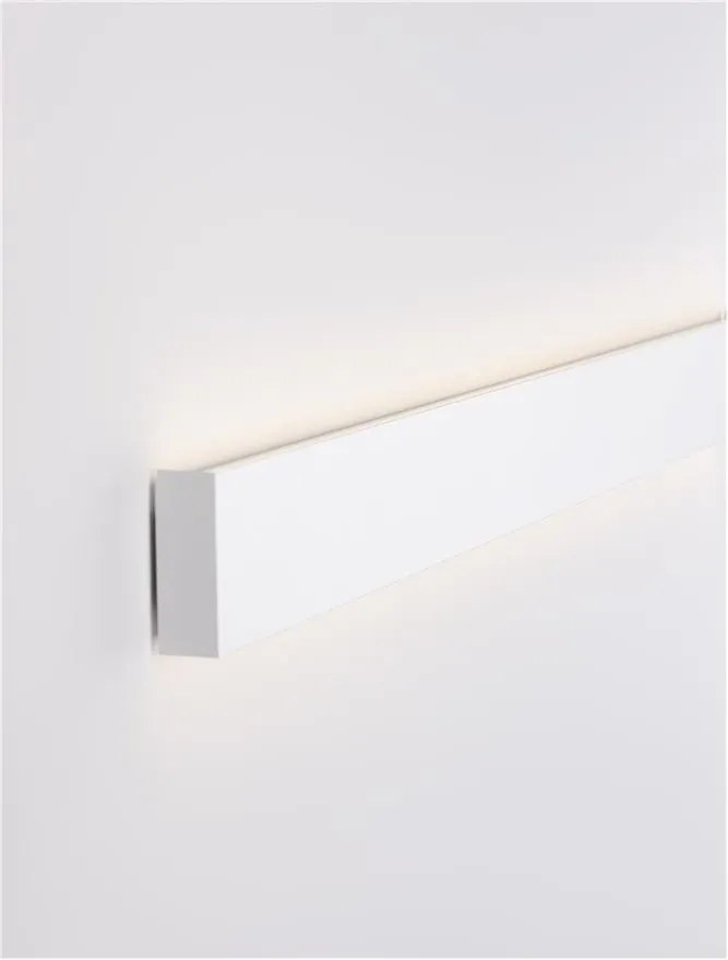 Aplica LED pentru baie cu protectie IP44 SELINE alba L-90cm