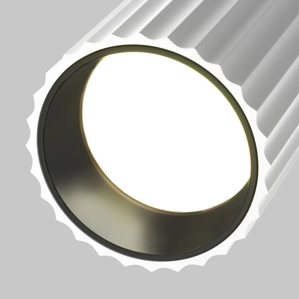 Spot GU10, accesoriu pentru sinele monofazate Unity, Calipso alb