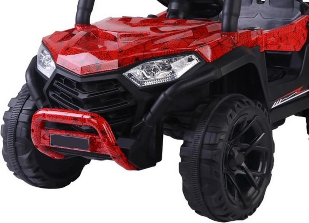 Masinuta Electrica cu acumulator pentru copii NOVOKIDS™ Buggy Mini UTV, Cu faruri luminoase, Telecomanda, 3-7 ani , max 30 kg, 3 Viteze, Lungime 110