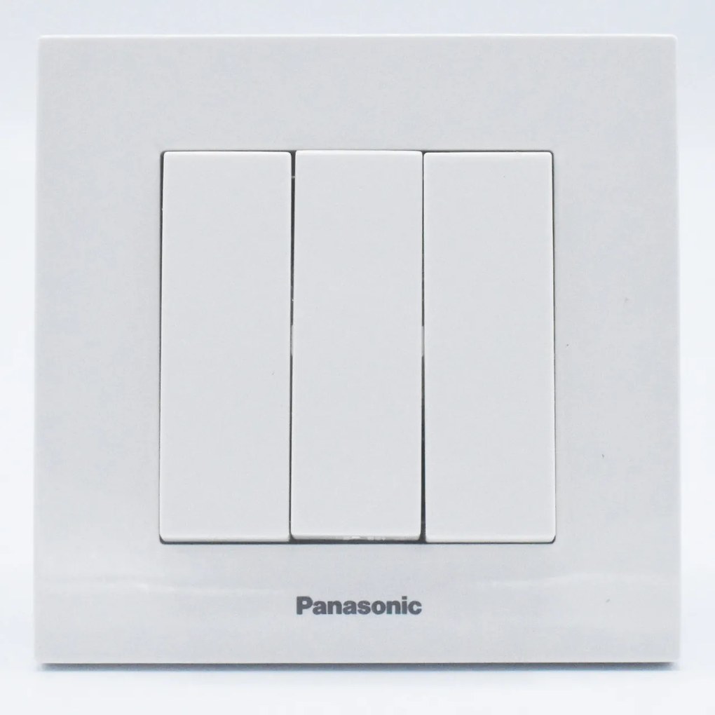 Intrerupator triplu Karre Plus Panasonic, ST, alb