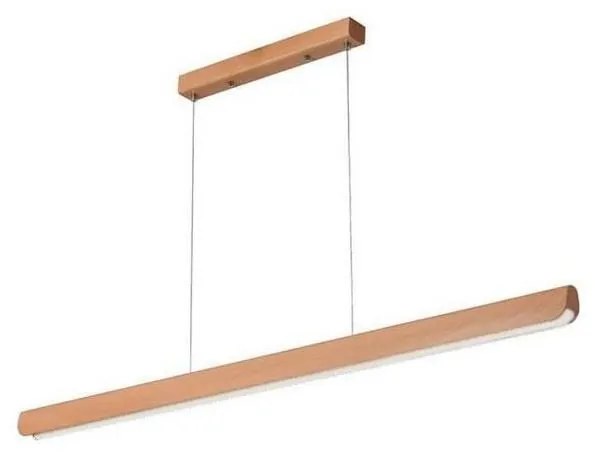 Lustră LED pe cablu LED/22W/230V 4000K 120 cm fag/lemn masiv