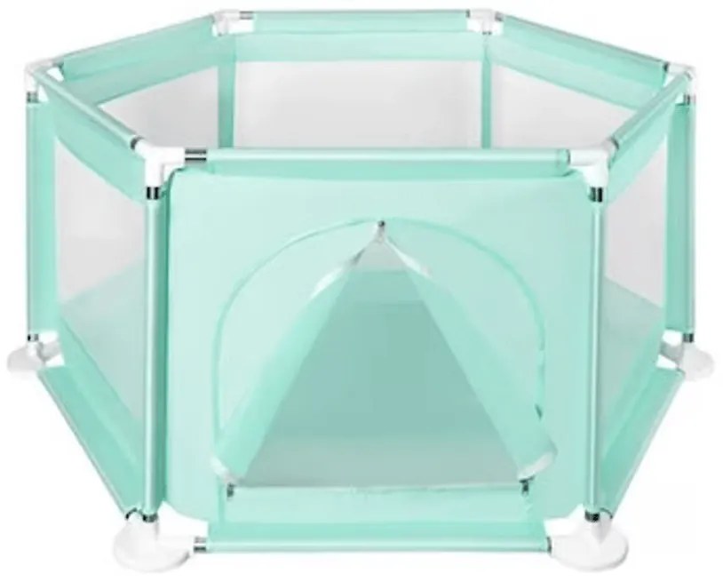 Tarc copii cu 50 de bile colorate, Loc de joaca, Mint, Interior - Exterior