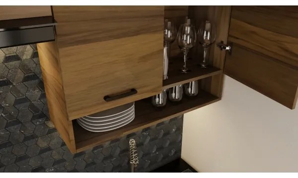 Mobilă de bucătărie JUNE 180 cm, stejar