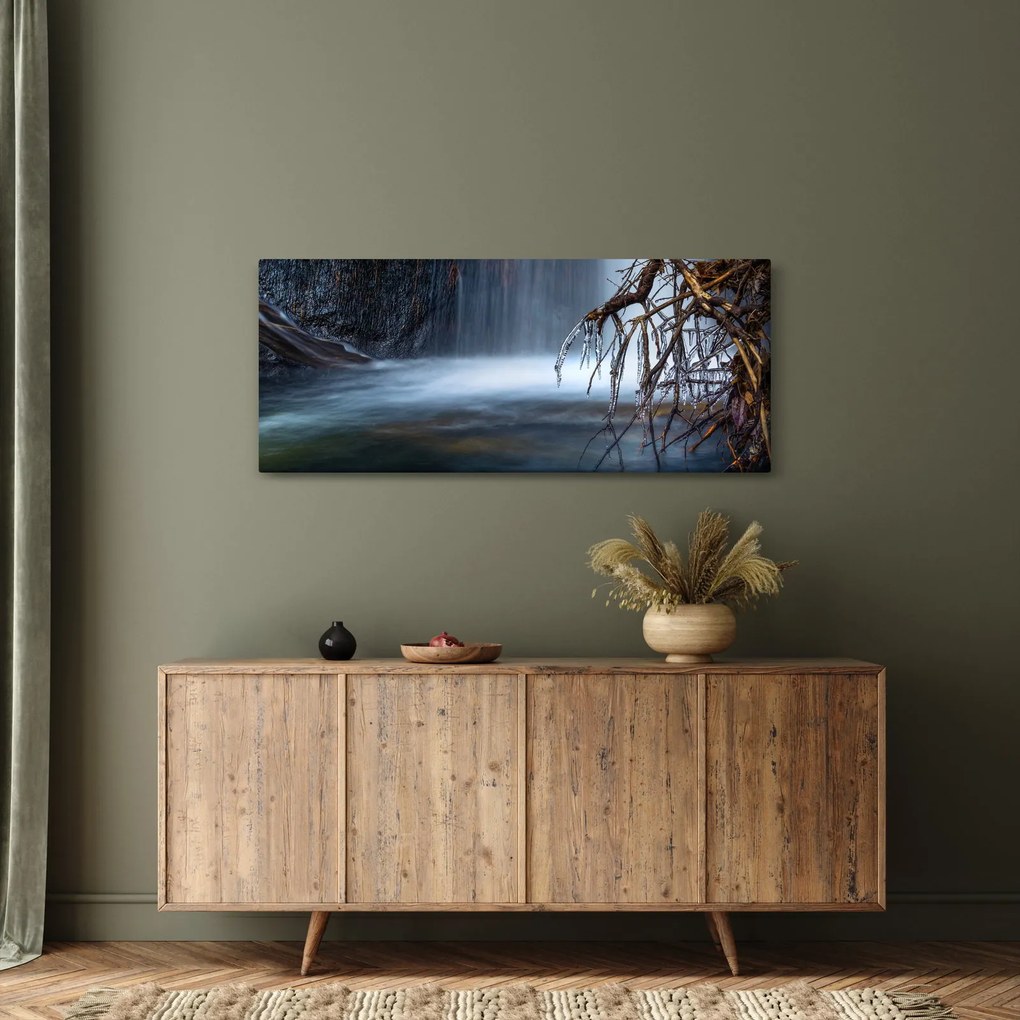 Tablou - Laguna de iarnă (120x50 cm)