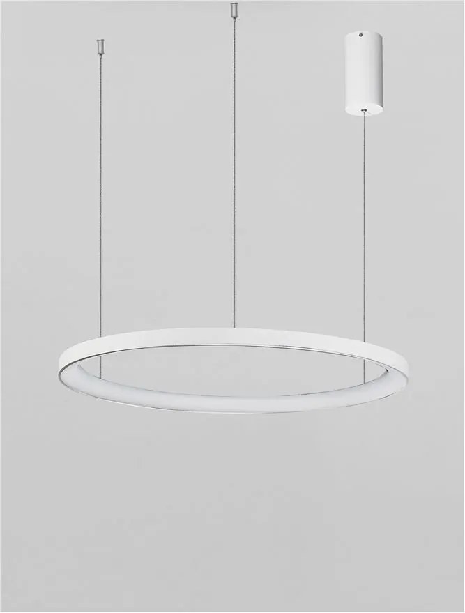 Lustra LED dimabila design circular PERTINO D-58cm