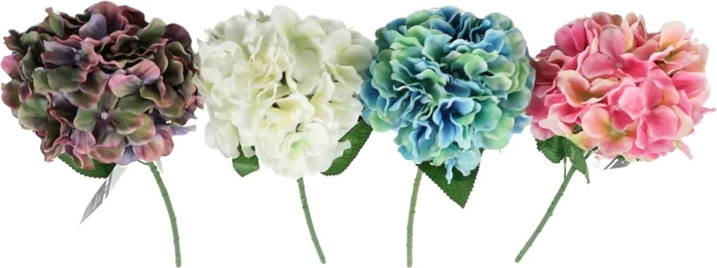 Floare artificiala HORTENSIE 54 cm - mai multe culori Culoare: Albastru