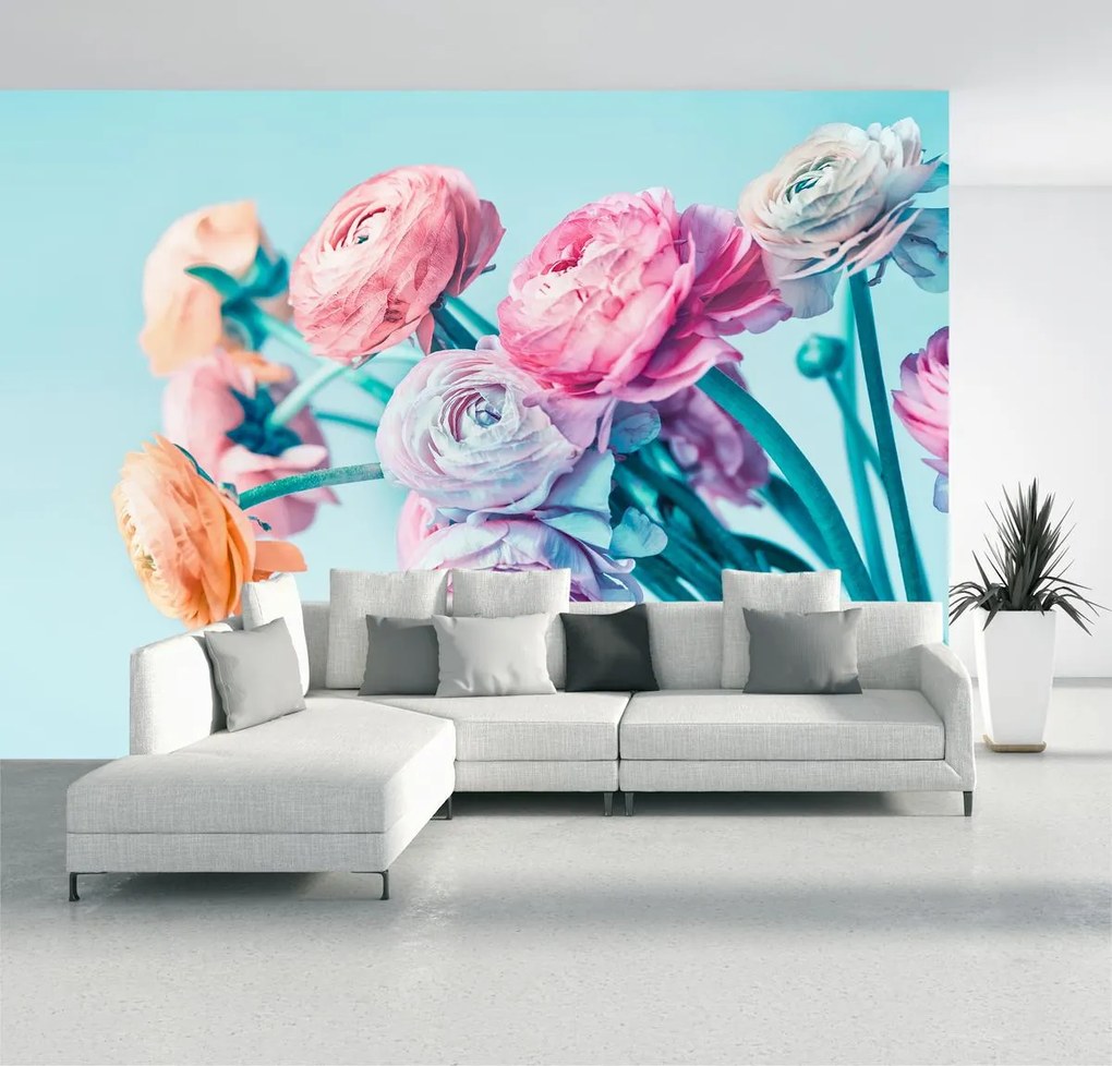 Fototapet - Flori în vază (147x102 cm)