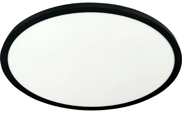 Plafonieră LED 32 W, 230 V, 3000/4000/6500 K, Ø 40 cm, neagră
