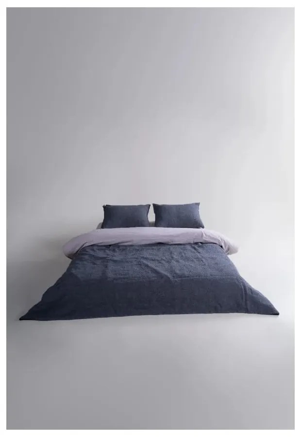 Set cuvertură și față de pernă gri închis din jacquard 180x240 cm Jacquard – Mila Home Luxury