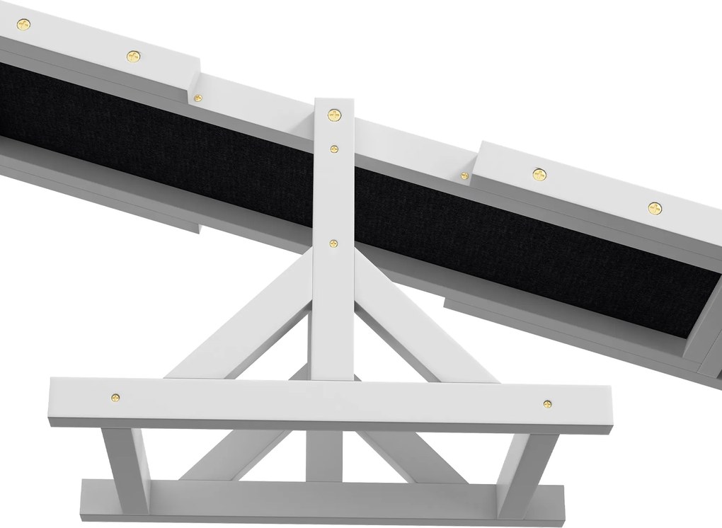 PawHut Balansă pentru Agility, antiderapantă, suportă până la 50 kg, 180 x 30 x 30 cm | Aosom Romania