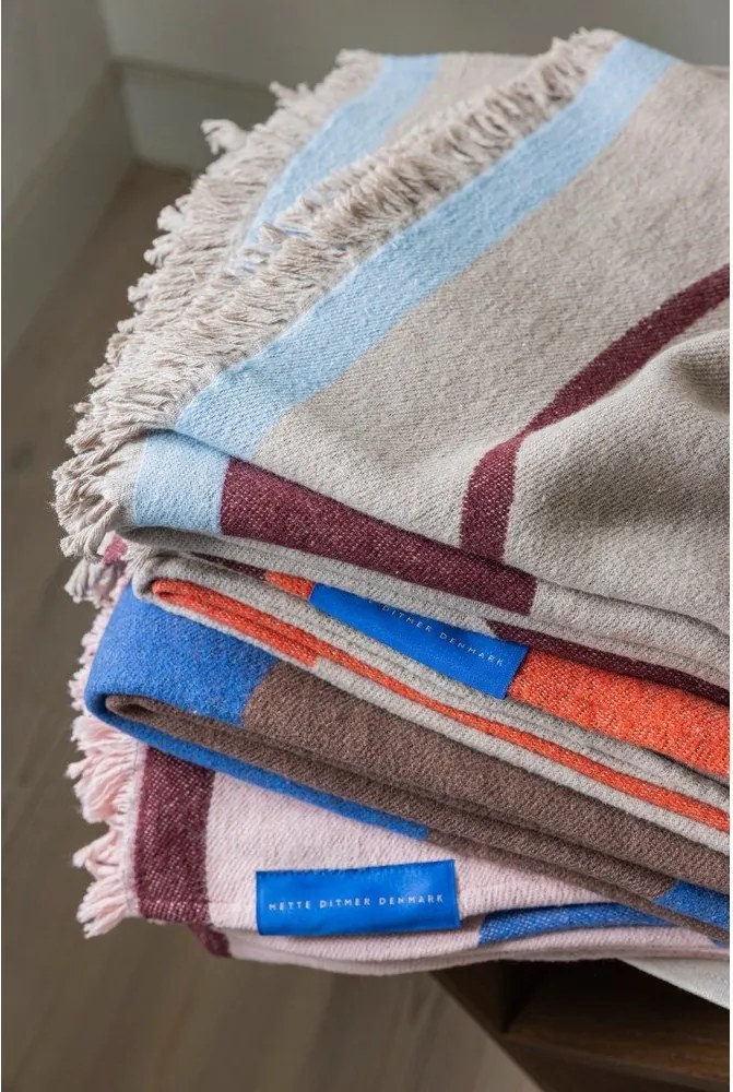 Pătură bej 130x175 cm Studio – Mette Ditmer Denmark