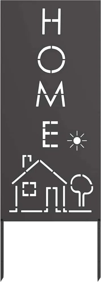 vidaXL Ecran de intimitate pentru grădină Traforaj Negru 50 x 140 cm