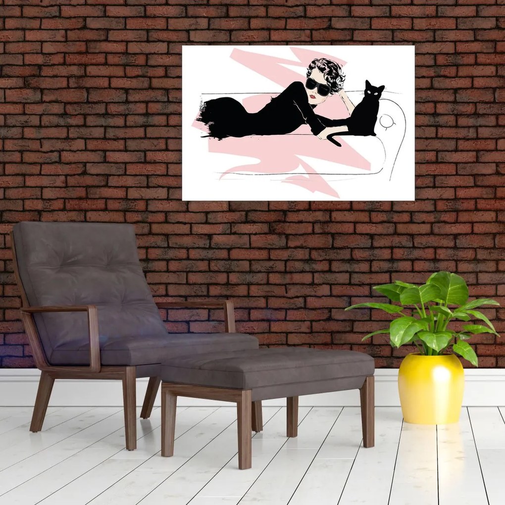 Tablou - Doamnă de modă (90x60 cm)