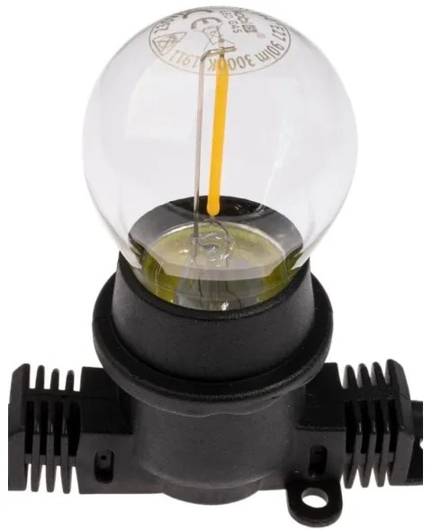 Lanț decorativ de exterior MIMOSA 20xE27/1,3W/230V IP44 20m