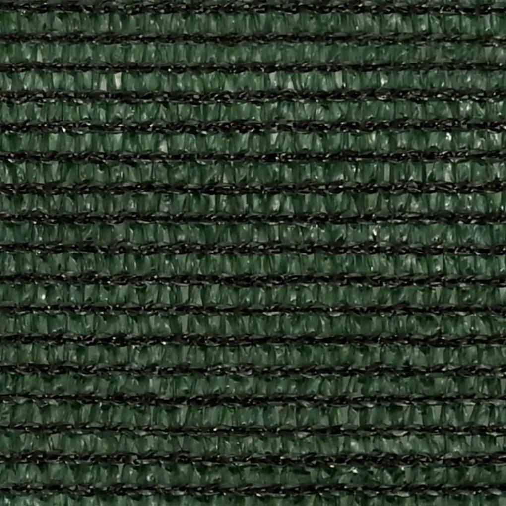 Parasolar, verde inchis, 2,5x2,5x3,5 m, HDPE, 160 g m   Morkegronn, 2.5 x 2.5 x 3.5 m