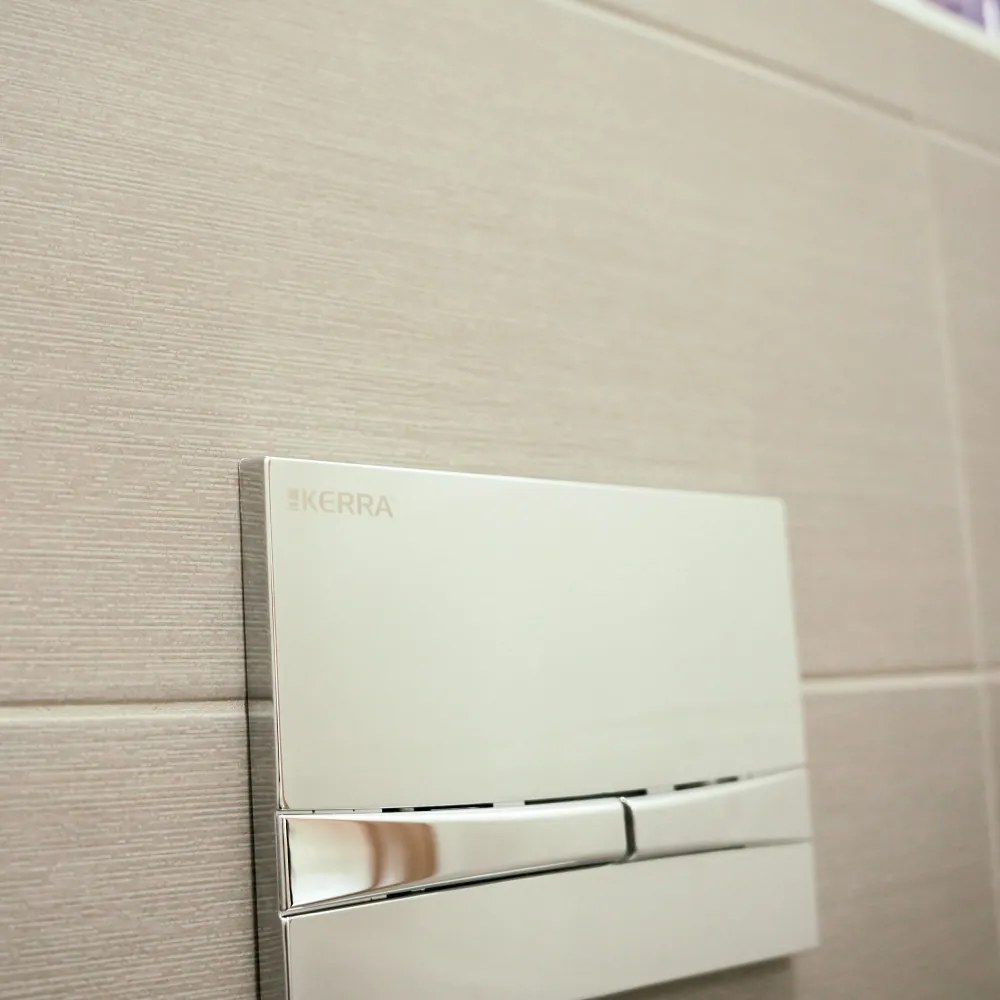 Tavă de toaletă cromată Adriatic pentru setul K-50 Slim