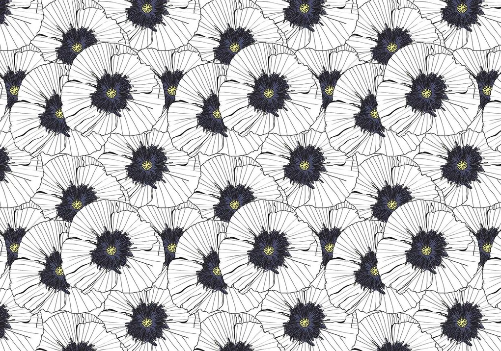 Fototapet - Ornament floral (254x184 cm)