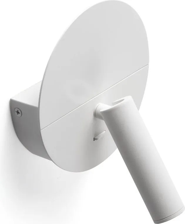 Aplica cu reader LED directionabil stil minimalist DUAS USB C alb