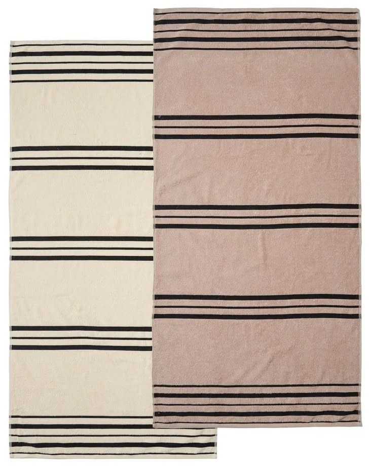 Prosop de plajă bej 75x150 cm Banded Stripe – Catherine Lansfield