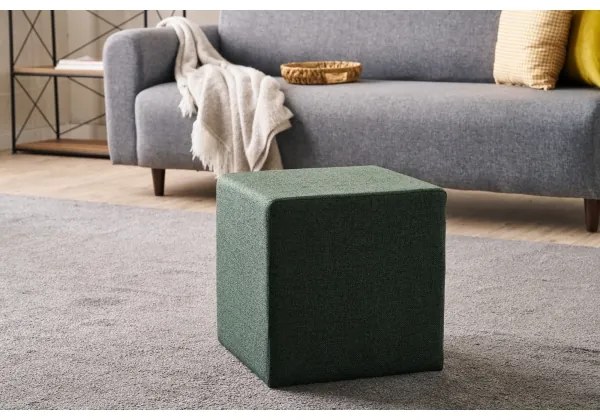 Taburet CUBI 40x40 cm, verde