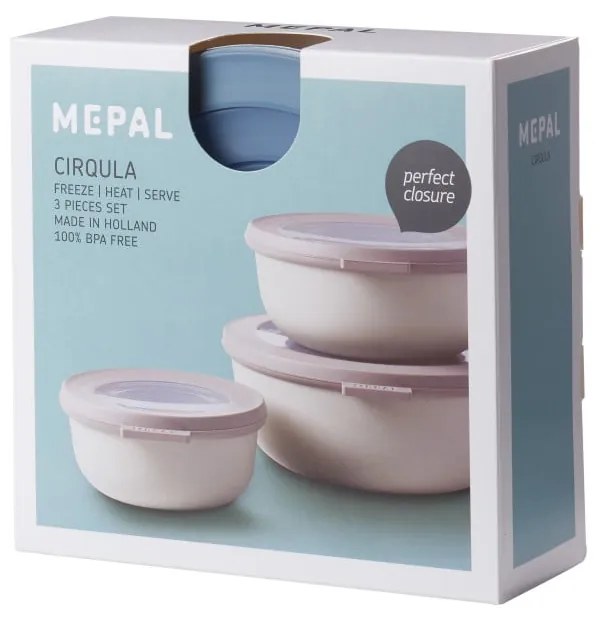 Caserole pentru alimente 3 buc. Cirqula Nordic – Mepal