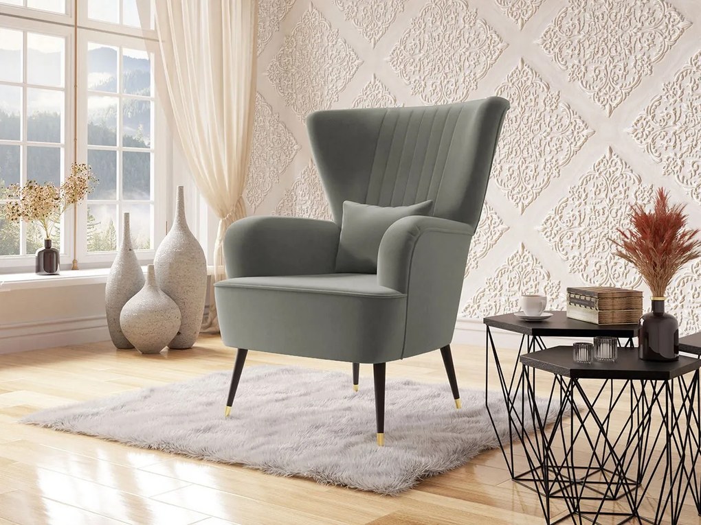 Fotoliu Perokas (Gri + Negru + auriu) . Promo -17%. 1103831