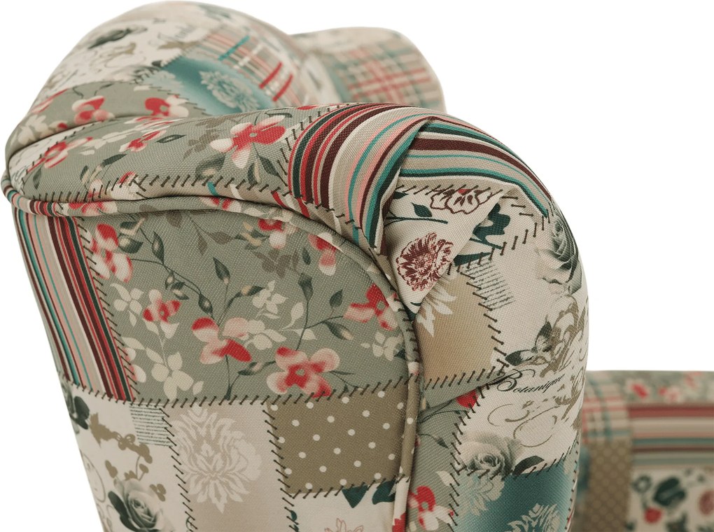 Fotoliu, material textil în stilul patchwork viorica 1, CHARLOT