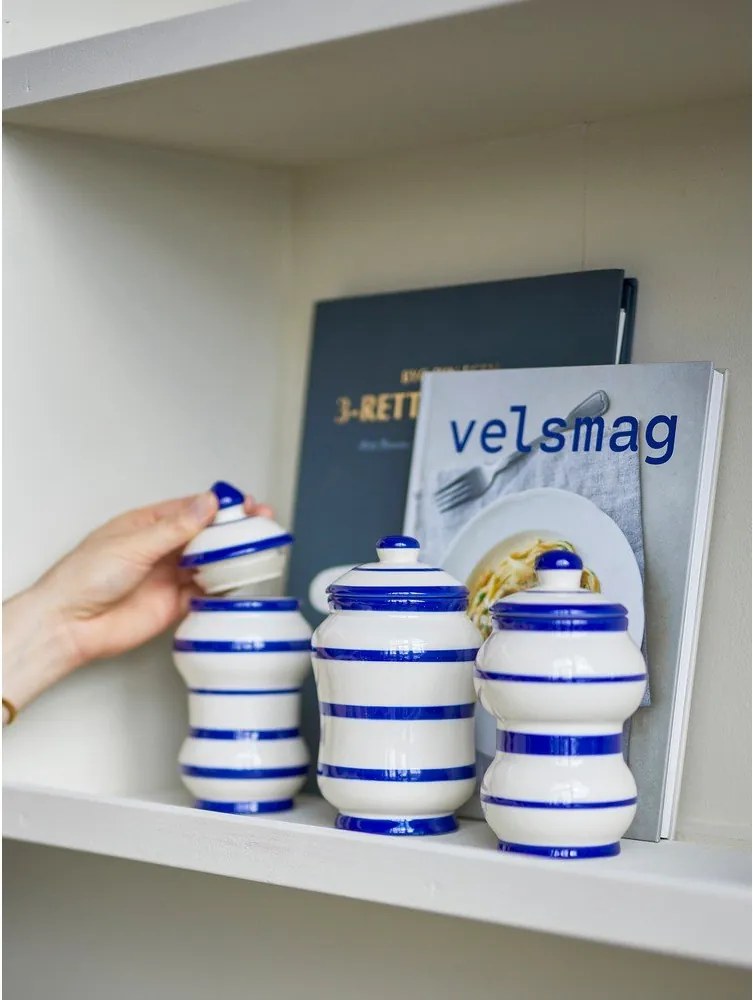 Recipiente 3 buc. din ceramică pentru alimente Maynard – Bloomingville