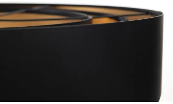 Lustr TRINITI pe cablu 1xE27/60W/230V negru/auriu